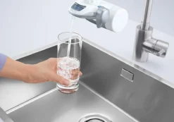 BRITA On Tap Faucet Filtration System - Uitstekend Smakend Gefilterd Water - Inclusief 1 BRITA ON TAP Kraanfilter - 600 Liter Water Gefilterd Per Patroon - Witte Kleur -Keukenbenodigdheden Winkel 1200x839