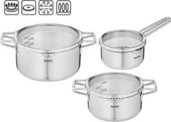 Tefal Nordica Pannenset 3 Delig - Steelpan Ø 16 Cm & Kookpan Ø 20 + Ø 24 Cm -Keukenbenodigdheden Winkel 1200x853 6