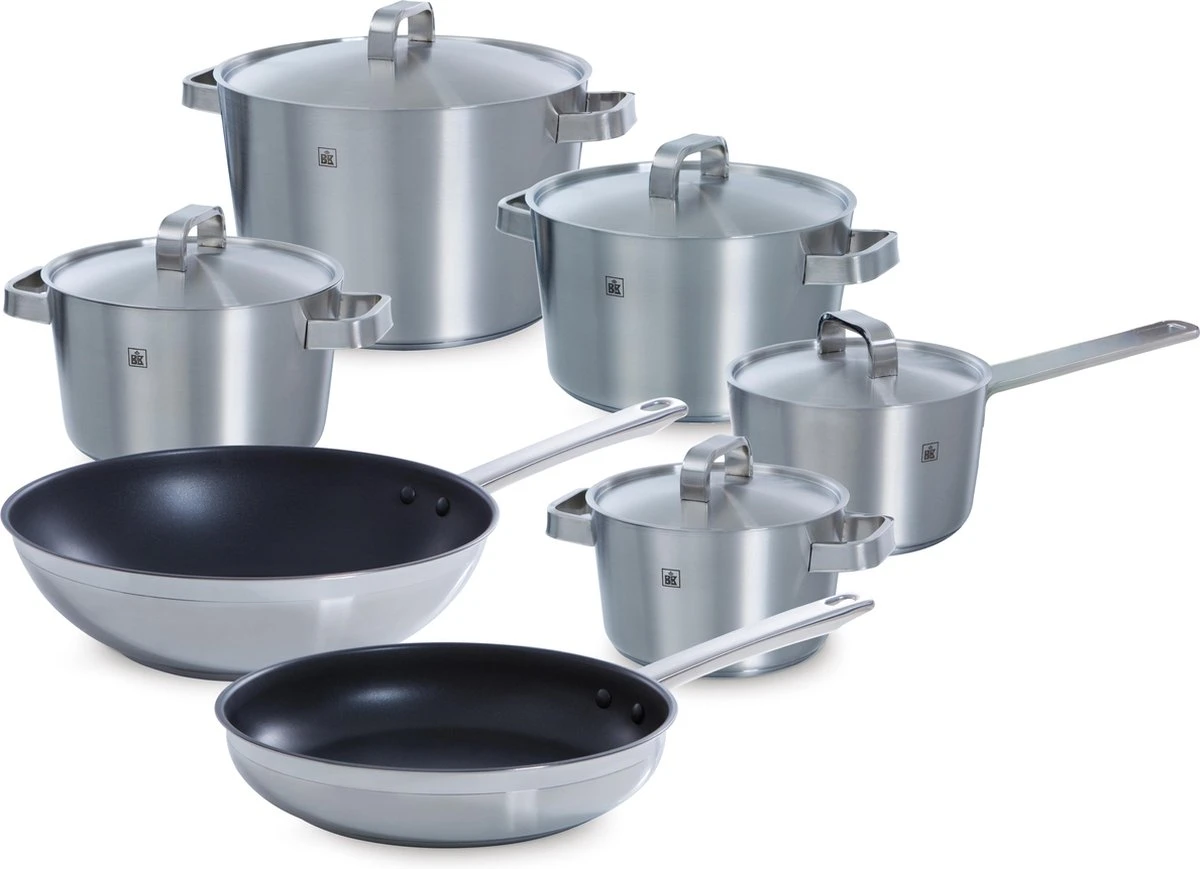 BK Conical+ Pannenset - 7 Delig - Inductie