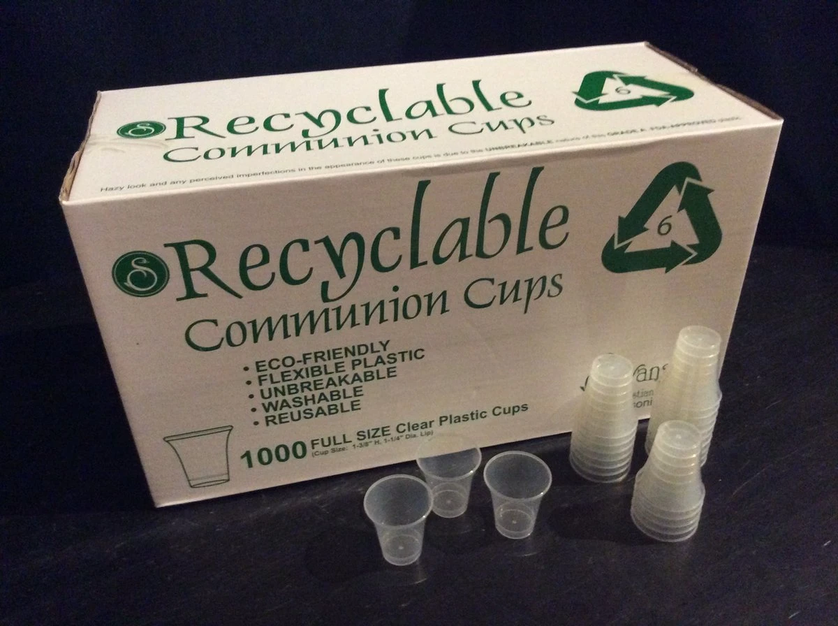 Kunststof Avondmaalsbekertjes - Herbruikbaar - 1000 Stuks 1 Kunststof Avondmaalsbekertjes - Herbruikbaar - 1000 Stuks