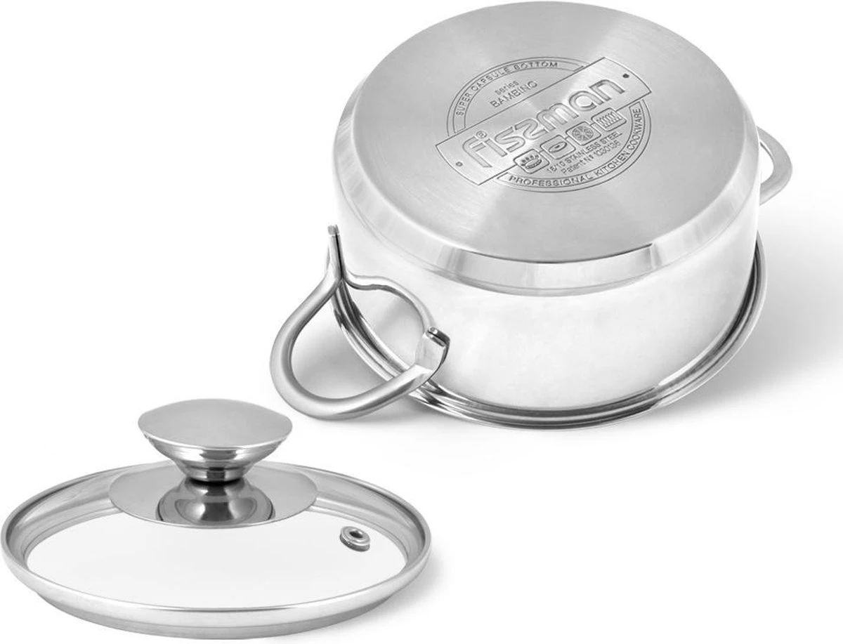 Fissman Bambino Kookpot Met Deksel - Ø 14cm 2 Fissman Bambino Kookpot Met Deksel - Ø 14cm - Afbeelding 2