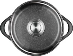 Smile 10-Delige Pannenset - Anti Aanbaklaag - Vaatwasser Bestendig - Zwart - MGK-17 -Keukenbenodigdheden Winkel 1200x919 4