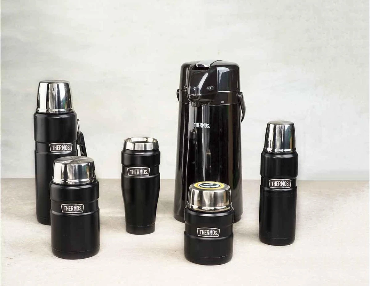 Thermos King Voedseldrager XL - 710 Ml - Zwart 2 Thermos King Voedseldrager XL - 710 Ml - Zwart - Afbeelding 2