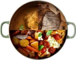 BK Bourgogne Braadpan Ø 24 Cm - Groen - Gietijzer - Inductie -Keukenbenodigdheden Winkel 1200x945 5