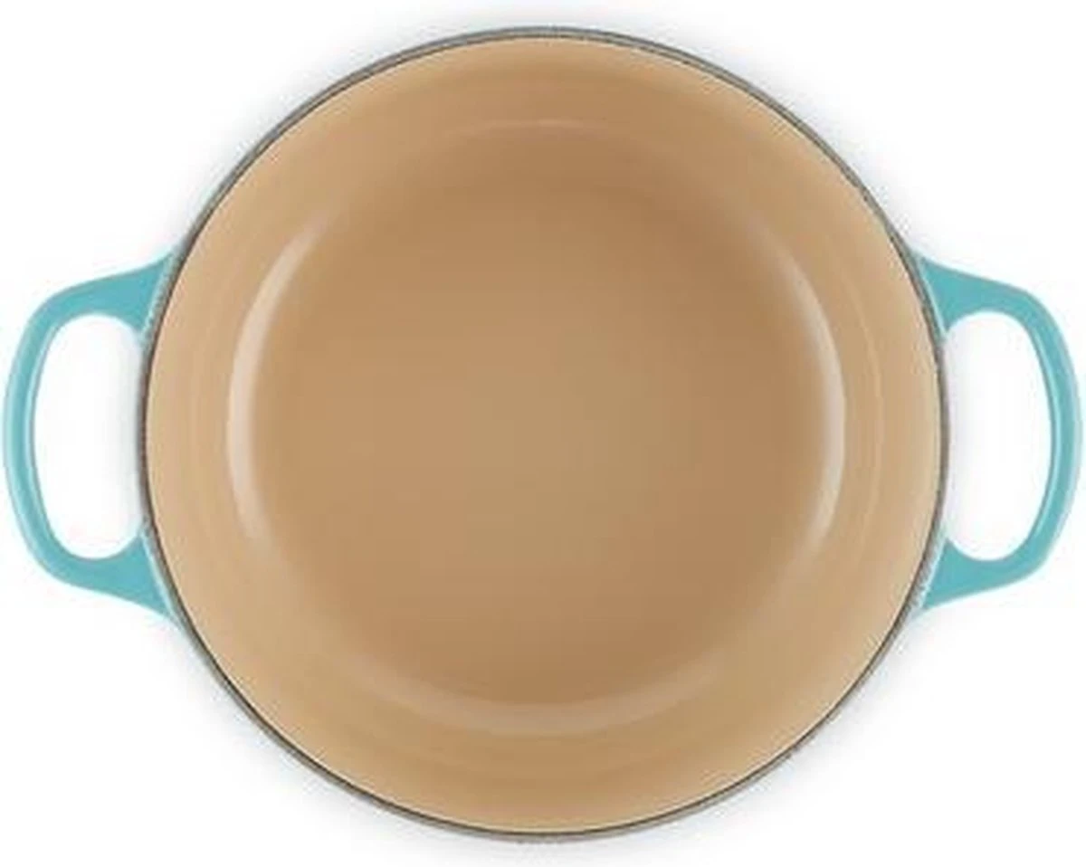 Le Creuset Braadpan Signature Caribbean Blue - ø 20 Cm / 2.4 Liter 3 Le Creuset Braadpan Signature Caribbean Blue - ø 20 Cm / 2.4 Liter - Afbeelding 3