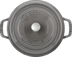 Staub Cocotte - Rond - 24 Cm - Grafietgrijs -Keukenbenodigdheden Winkel 1200x958 6