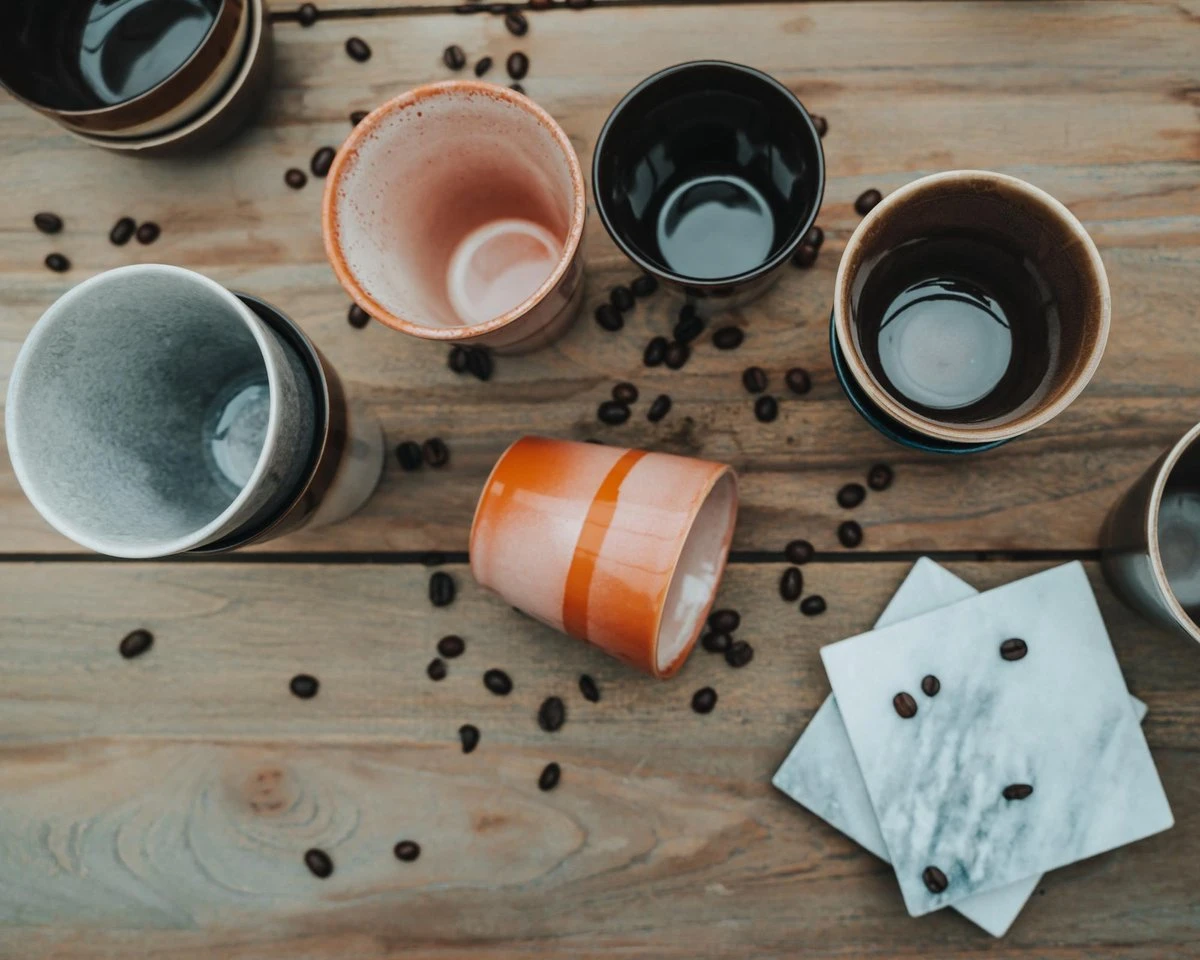 Koffiekopjes - Earth Koffiemok - Koffiebeker - Set Van 6 Kopjes - 200ML - Verschillende Kleuren - Porselein - Hip En Trendy 3 Koffiekopjes - Earth Koffiemok - Koffiebeker - Set Van 6 Kopjes - 200ML - Verschillende Kleuren - Porselein - Hip En Trendy - Afbeelding 3