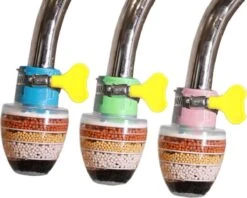 Waterfilter Voor Op De Kraan - 2 Stuks - Zuiver Water - Waterontkalker - Waterzuivering - Kraanfilter - Waterontharder - Blauw -Keukenbenodigdheden Winkel 1200x962