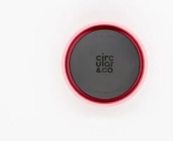 Circular&Co. Herbruikbare To Go Koffiebeker (rCUP) Zwart/roze 12oz/340ml -Keukenbenodigdheden Winkel 1200x982 1