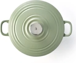 BK Bourgogne Braadpan Ø 24 Cm - Groen - Gietijzer - Inductie -Keukenbenodigdheden Winkel 1200x993 5