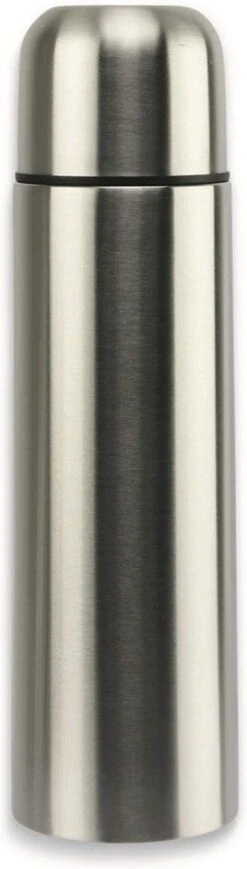 Excellent Basis Thermoskan | Isolatiekan Bullet 0.75 Ltr | Roestvrijstale Drinkbeker | Zilver -Keukenbenodigdheden Winkel 341x1200