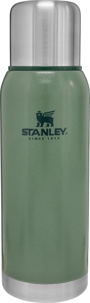 Stanley The Stainless Steel Vacuum Bottle 1,0L - Thermosfles - Hammertone Green 4 Stanley The Stainless Steel Vacuum Bottle 1,0L - Thermosfles - Hammertone Green - Afbeelding 4