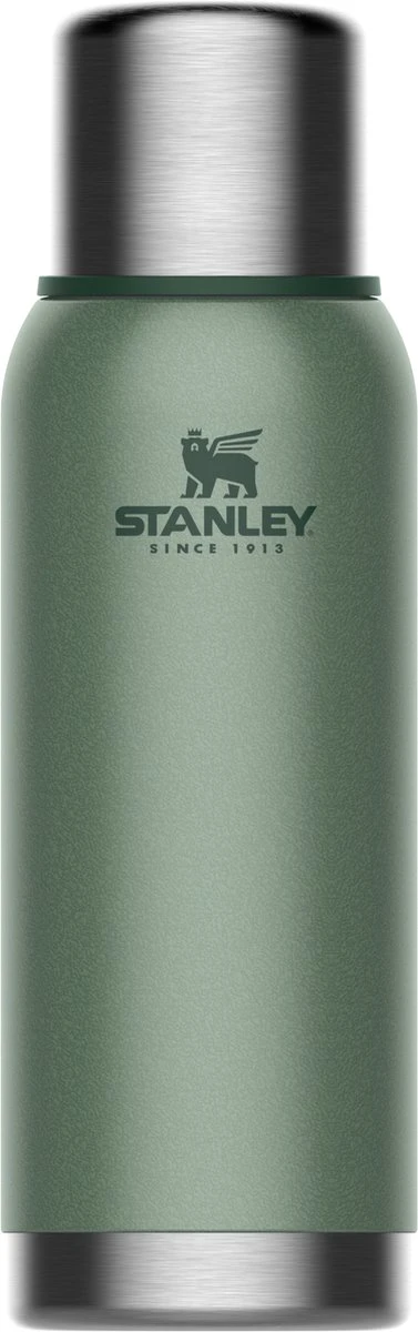 Stanley The Stainless Steel Vacuum Bottle 1,0L - Thermosfles - Hammertone Green 1 Stanley The Stainless Steel Vacuum Bottle 1,0L - Thermosfles - Hammertone Green
