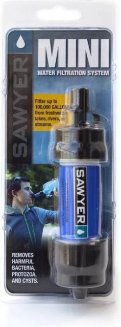 Sawyer Waterfilter SP128 - Mini - Blauw - 375.000 Liter -Keukenbenodigdheden Winkel 446x1200