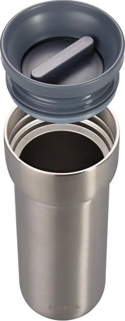 Mepal Isoleerbeker Ellipse 475 Ml – Houdt Je Drankje 6 Uur Warm En 10 Uur Koud – Natural Brushed – Koffiebeker To Go – Lekdicht – Thermosbeker -Keukenbenodigdheden Winkel 469x1200 1