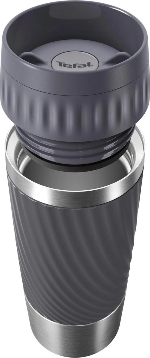 Tefal Travel Mug Easy Twist Thermobeker - Antraciet - 0,36 Liter 8 Tefal Travel Mug Easy Twist Thermobeker - Antraciet - 0,36 Liter - Afbeelding 8