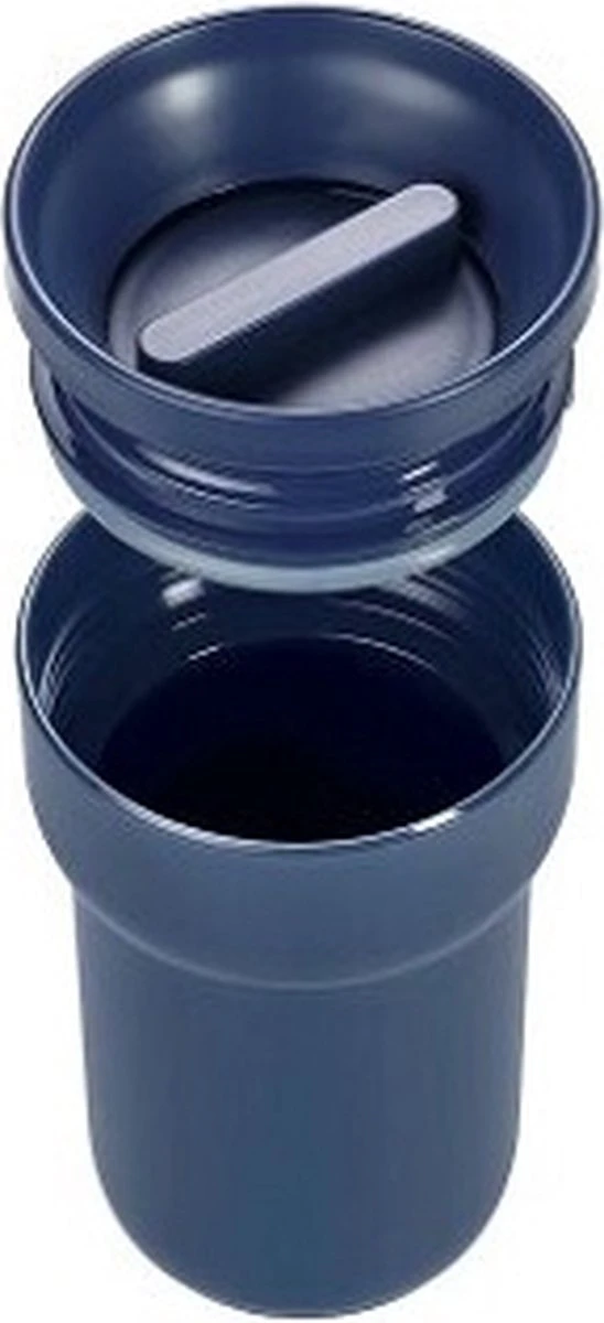 Mepal Reisbeker Ellipse 275 Ml - Houdt Je Drankje 30 Minuten Warm - Nordic Denim - Koffiebeker To Go - Lekdicht - Travel Mug 5 Mepal Reisbeker Ellipse 275 Ml - Houdt Je Drankje 30 Minuten Warm - Nordic Denim - Koffiebeker To Go - Lekdicht - Travel Mug - Afbeelding 5