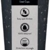 Circular&Co. Herbruikbare To Go Koffiebeker (rCUP) Zwart/roze 12oz/340ml