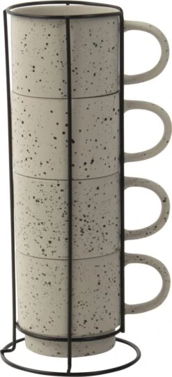 Gusta Rek Met Mokken Ivoor 350 Ml - 4 Stuks -Keukenbenodigdheden Winkel 549x1200 2