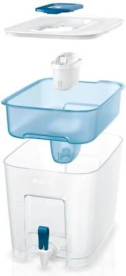 BRITA - Waterfilterkan Flow Cool - Blauw - 8,2L -Keukenbenodigdheden Winkel 550x1200