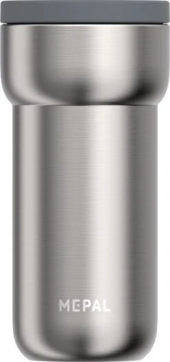 Mepal Isoleerbeker Ellipse 375 Ml – Houdt Je Drankje 4 Uur Warm En 8 Uur Koud – Natural Brushed – Koffiebeker To Go – Lekdicht – Thermosbeker -Keukenbenodigdheden Winkel 564x1200