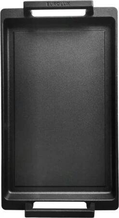 Eurolux Teppanyaki Plaat Met Grepen - 41 X 24 X 2.5 Cm - Zwart - Aluminium - Geschikt Voor Alle Warmtebronnen -Keukenbenodigdheden Winkel 658x1200 1