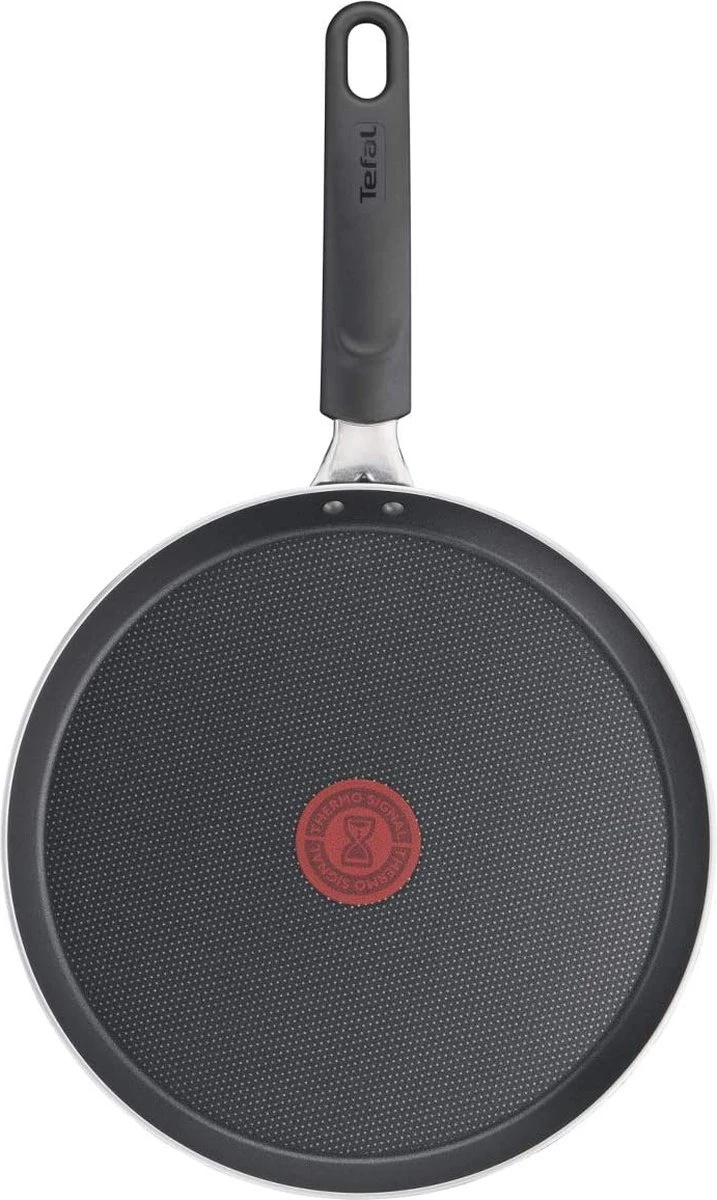 Tefal Simply Clean Pannenkoekenpan - Crêpe Pan Non-stick Coating - Pancake Pan - Titanium - Ø25 Cm - Zwart 2 Tefal Simply Clean Pannenkoekenpan - Crêpe Pan Non-stick Coating - Pancake Pan - Titanium - Ø25 Cm - Zwart - Afbeelding 2