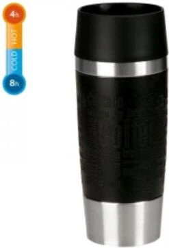 Emsa Thermosbeker Travel Mug Zwart 360 Ml -Keukenbenodigdheden Winkel 818x1200