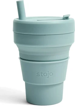 Stojo - Biggie Cup - 470 Ml - Herbruikbaar - Opvouwbaar - Groen -Keukenbenodigdheden Winkel 827x1200 1