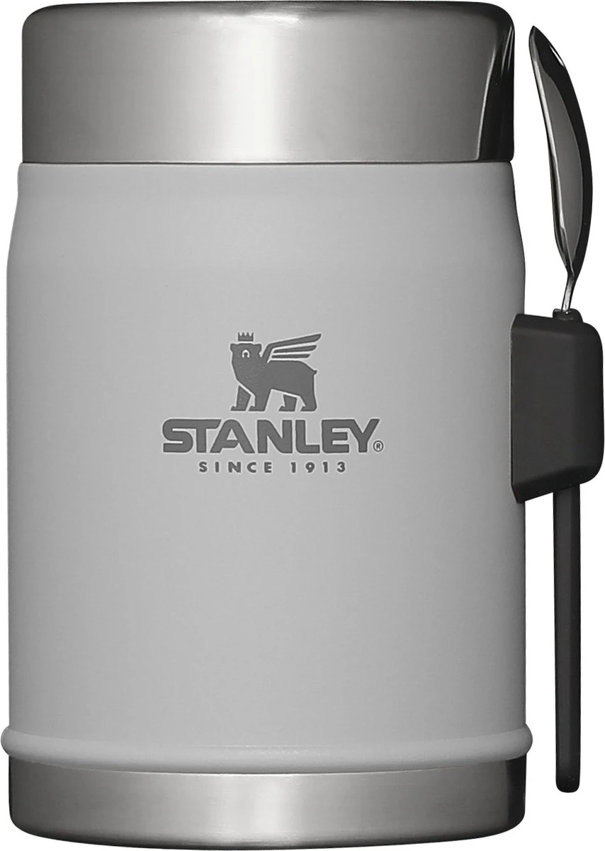 Stanley Stanley The Legendary Food Jar + Spork 0,4L Ash 1 Stanley Stanley The Legendary Food Jar + Spork 0,4L Ash