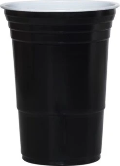 Merkloos Black Cups - 50stuk(s) - 475ml - Party Cups - Beerpong - Drankspel - Beerpong Bekers - Plastic Bekers -Keukenbenodigdheden Winkel 870x1200