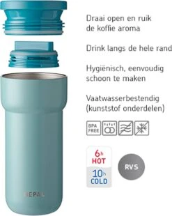 Mepal Isoleerbeker Ellipse 475 Ml – Houdt Je Drankje 6 Uur Warm En 10 Uur Koud – Natural Brushed – Koffiebeker To Go – Lekdicht – Thermosbeker -Keukenbenodigdheden Winkel 955x1200 8