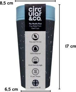 RCUP 340 Ml - Zwart/Blauw Black And Teal 18 RCUP 340 Ml - Zwart/Blauw Black And Teal -Keukenbenodigdheden Winkel 999x1200